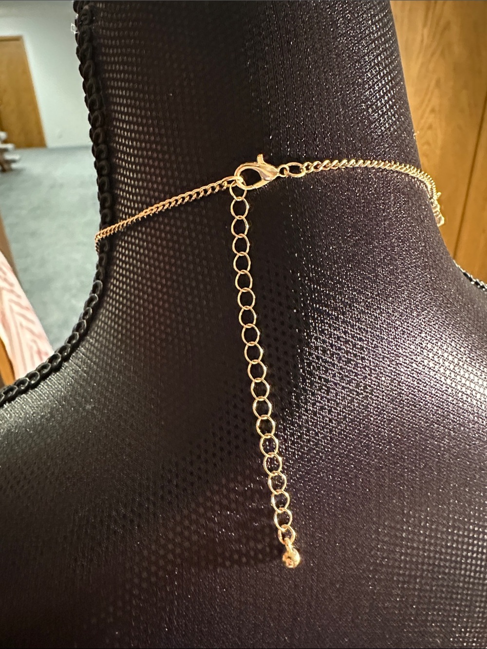 Gold Clover Station Necklace for Women - Picture 5 of 5
